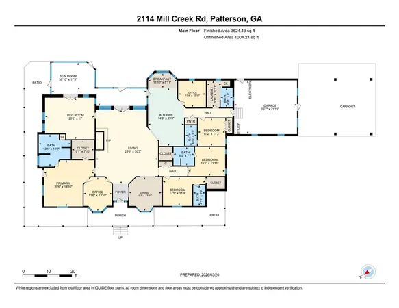 $1,195,000 | 2114 Mill Creek Road, Patterson, GA 31557