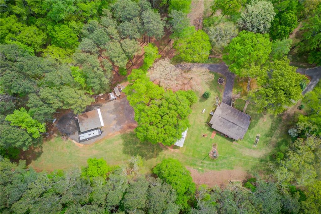 207 Boogers Hill Road Oxford, GA 30054 - Photo 7 of 39 an aerial view of residential house with outdoor space