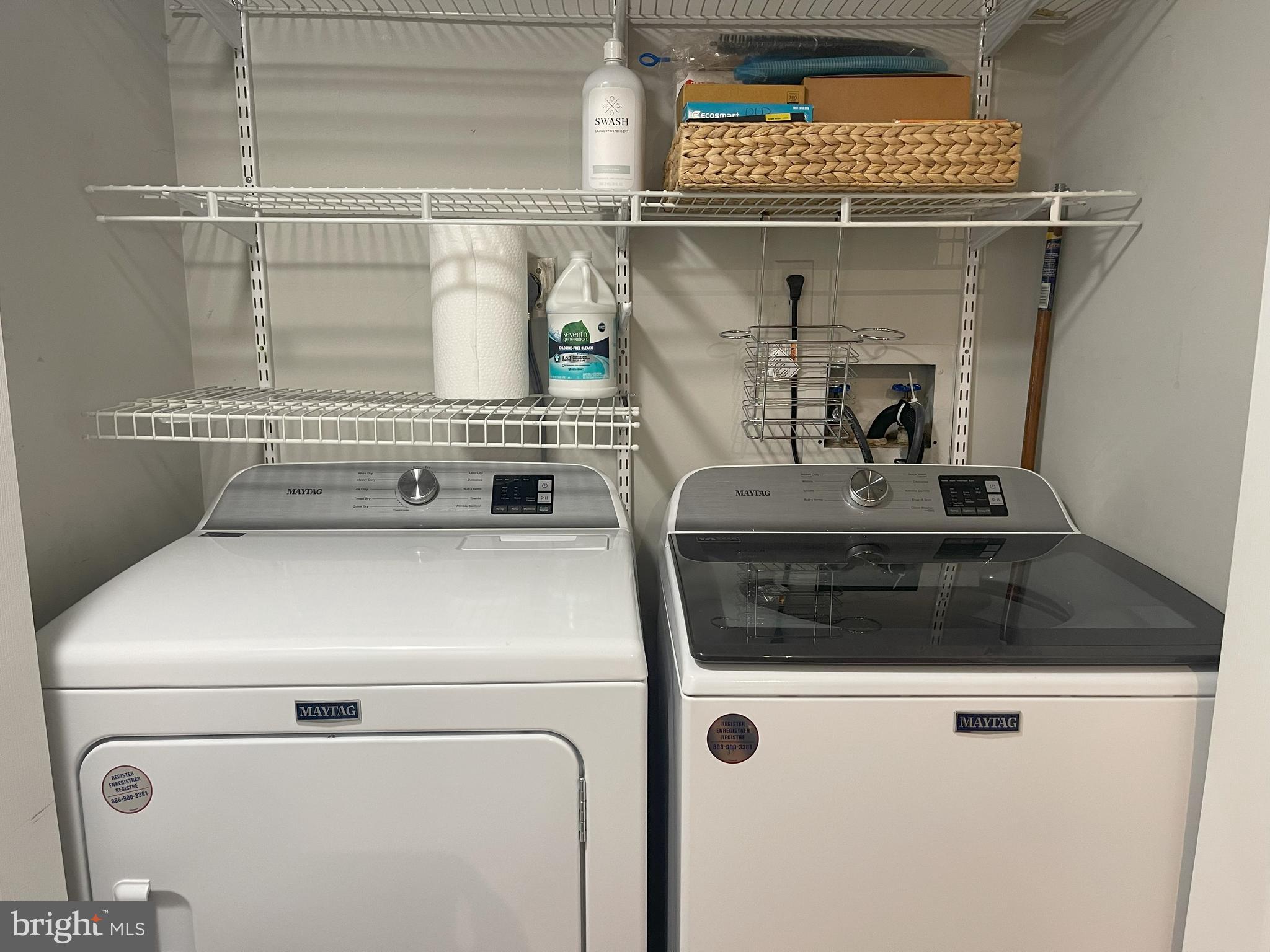 1661 Parkcrest Circle, Unit 100 Reston, VA 20190 - Photo 11 of 13 a close view of washer and dryer