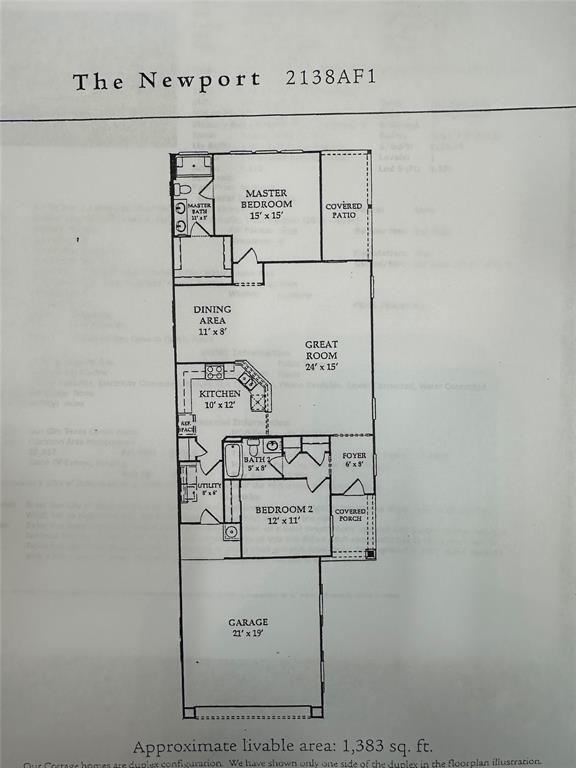 109 Providence Street Georgetown, TX 78633 - Photo 31 of 31 Floor plan