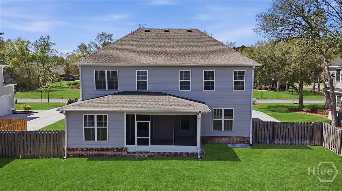 220 Fairmont Drive Rincon, GA 31326 - Photo 41 of 49 Rear Exterior
(grass enhanced)