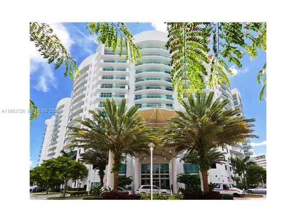 a front view of a multi story building
