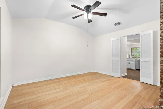 wooden floor in an empty room