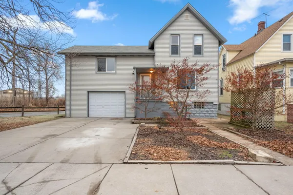 a view of a house with a patio