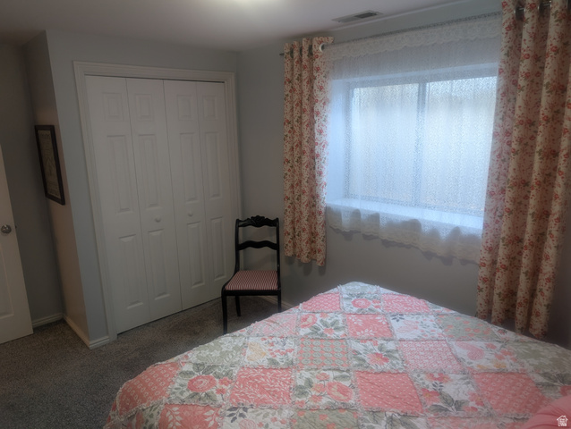 897 East 1200 North Mapleton, UT 84664 - Photo 46 of 54 Bedroom featuring carpet and a closet