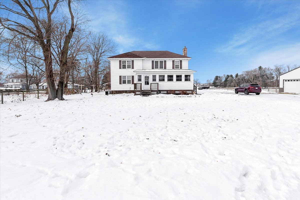 21626 Oak Grove Road Harvard, IL 60033 - Photo 25 of 34 a view of a house with a snow in the yard