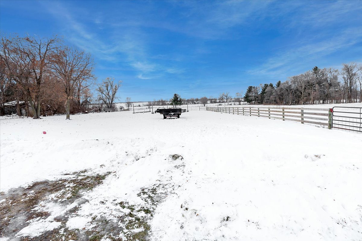 21626 Oak Grove Road Harvard, IL 60033 - Photo 28 of 34 a view of snow on the road