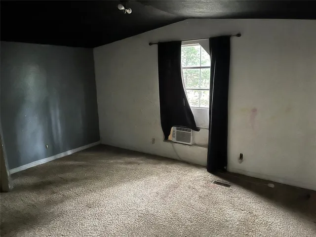 a view of a garden from a window