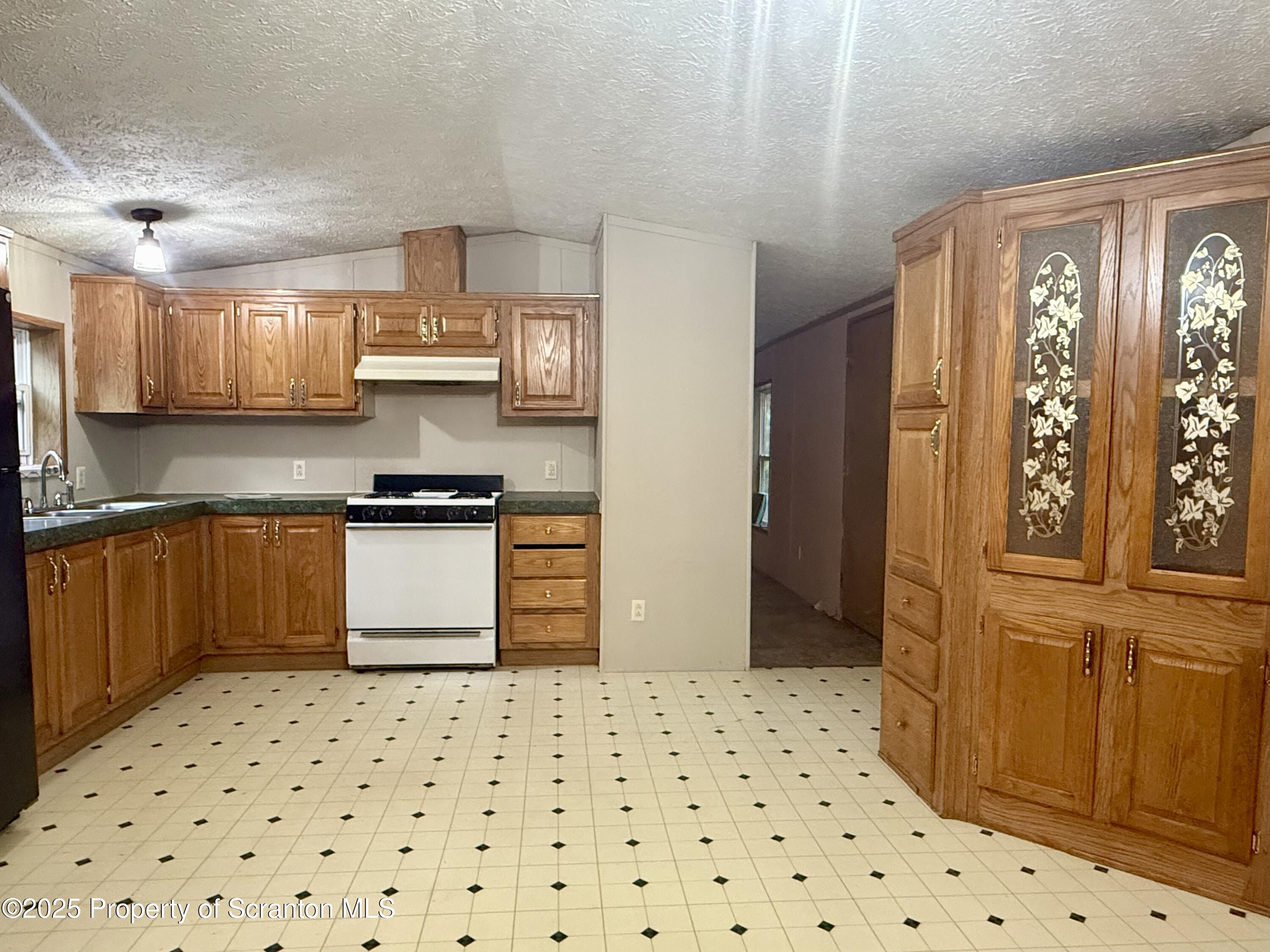 1218 Campsite Road Thompson, PA 18465 - Photo 6 of 26 a kitchen with stainless steel appliances a refrigerator and a stove top oven