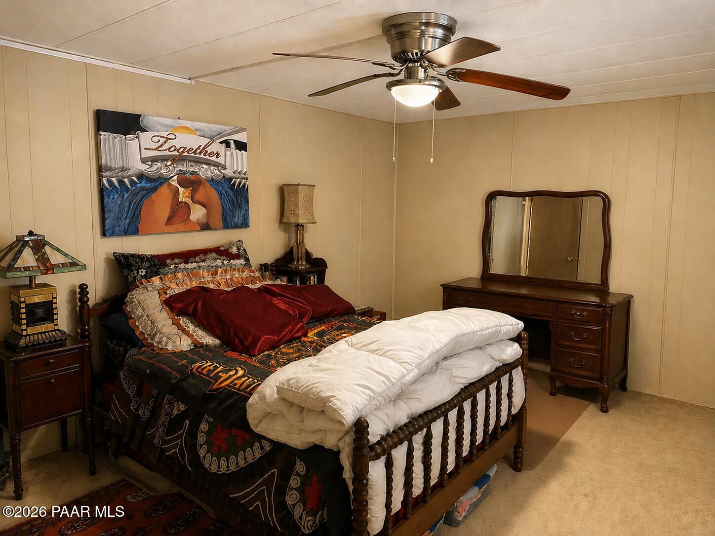 10075 Dapple Grey Trail Dewey, AZ 86327 - Photo 20 of 29 a bedroom with a bed and a bathroom