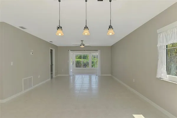 a view of empty room