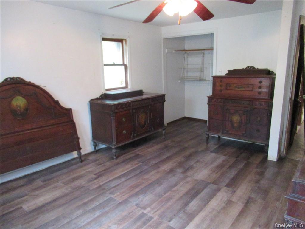 357 Mountain Lodge Road Monroe, NY 10950 - Photo 8 of 20 Bedroom featuring a closet, hardwood / wood-style flooring, and ceiling fan