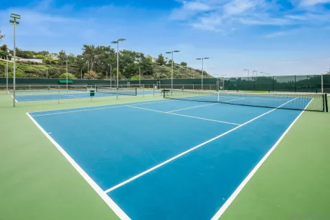 a view of a tennis court