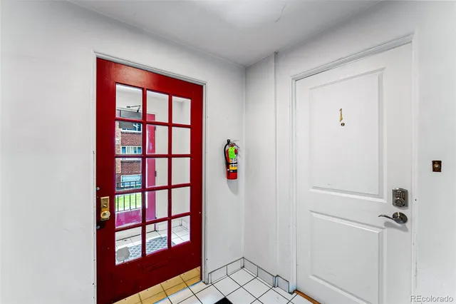 a view of front door