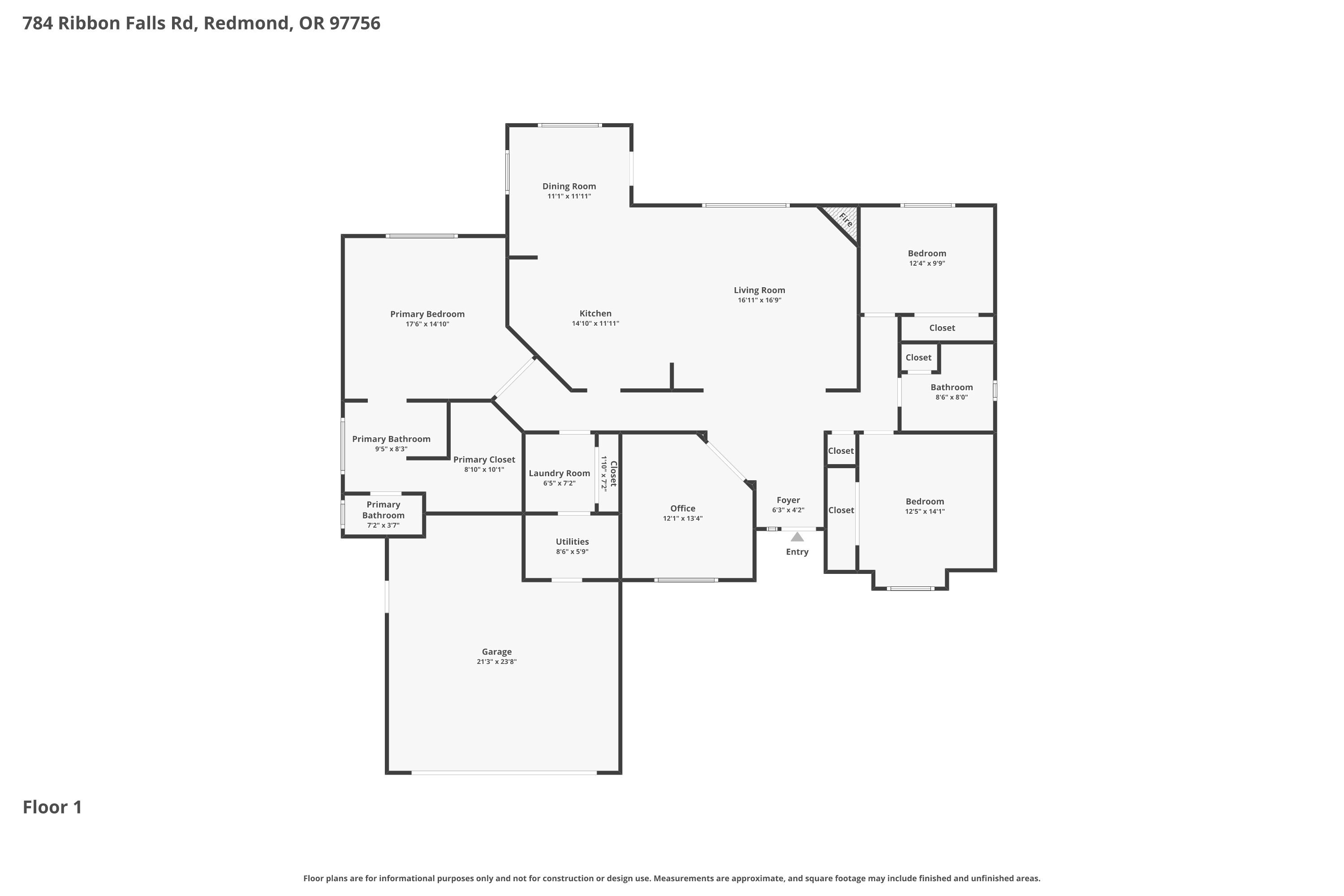 784 Ribbon Falls Road Redmond, OR 97756 - Photo 79 of 79 a picture of floor plan
