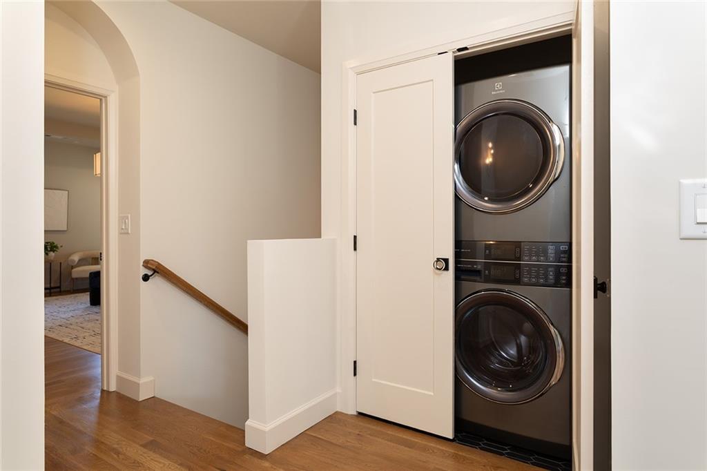 3156 Zion Street Scottdale, GA 30079 - Photo 23 of 40 a view of a hallway with washer and dryer