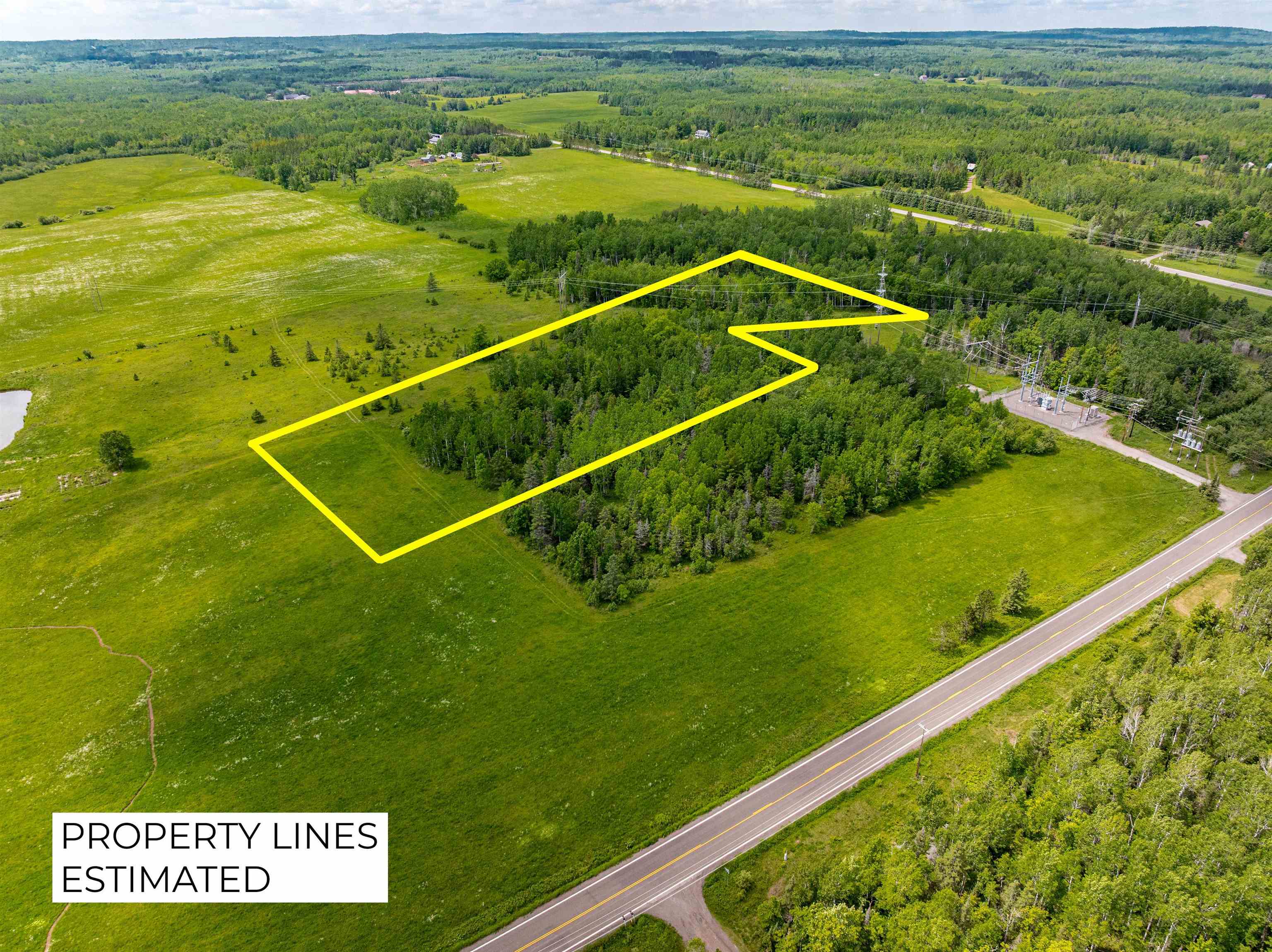 Xx Ryan Road Duluth, MN 55804 - Photo 1 of 5 Overview of rural landscape featuring property boundaries highlighted and a heavily wooded area