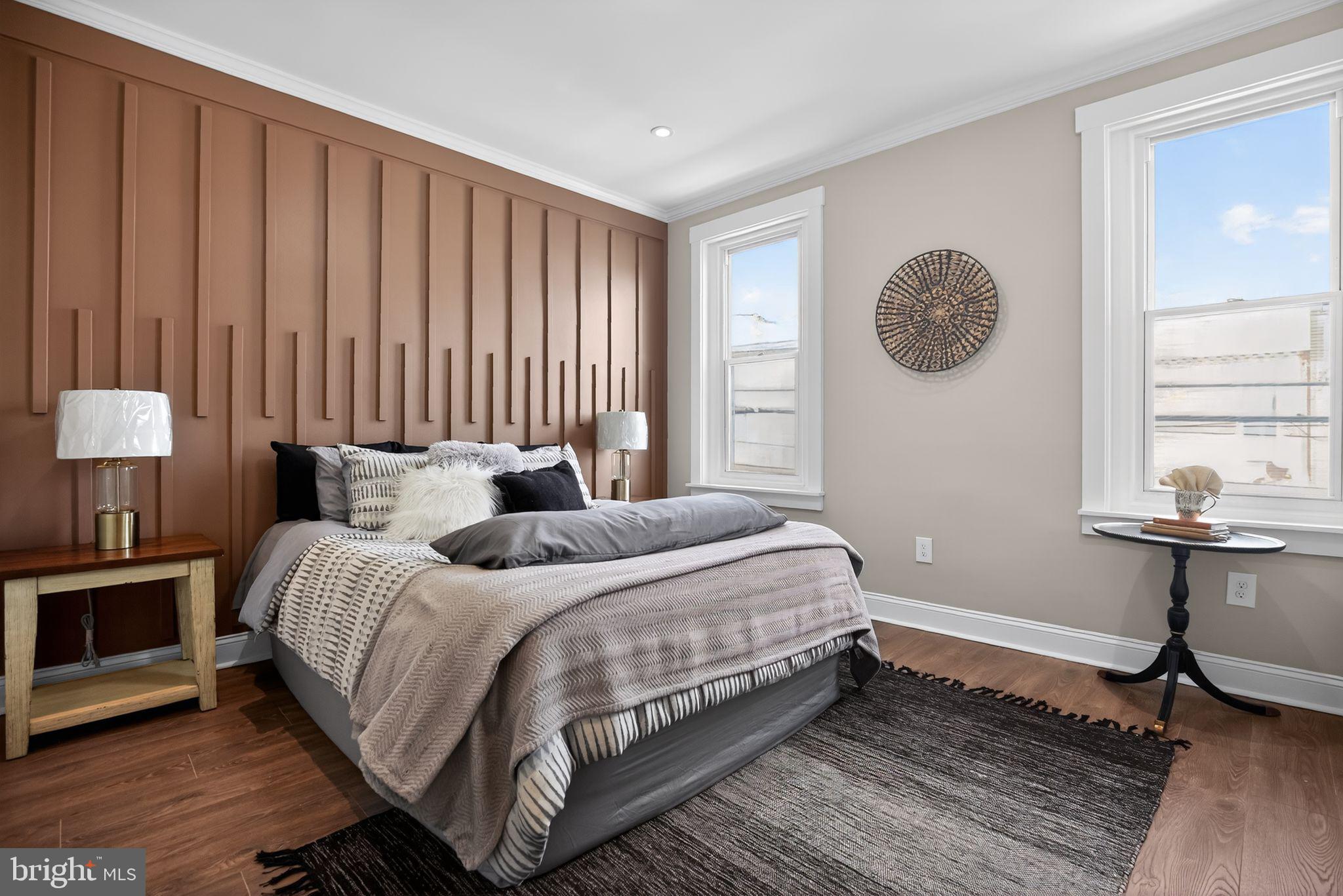 2014 Moore Street Philadelphia, PA 19145 - Photo 17 of 26 a bedroom with a bed and a window