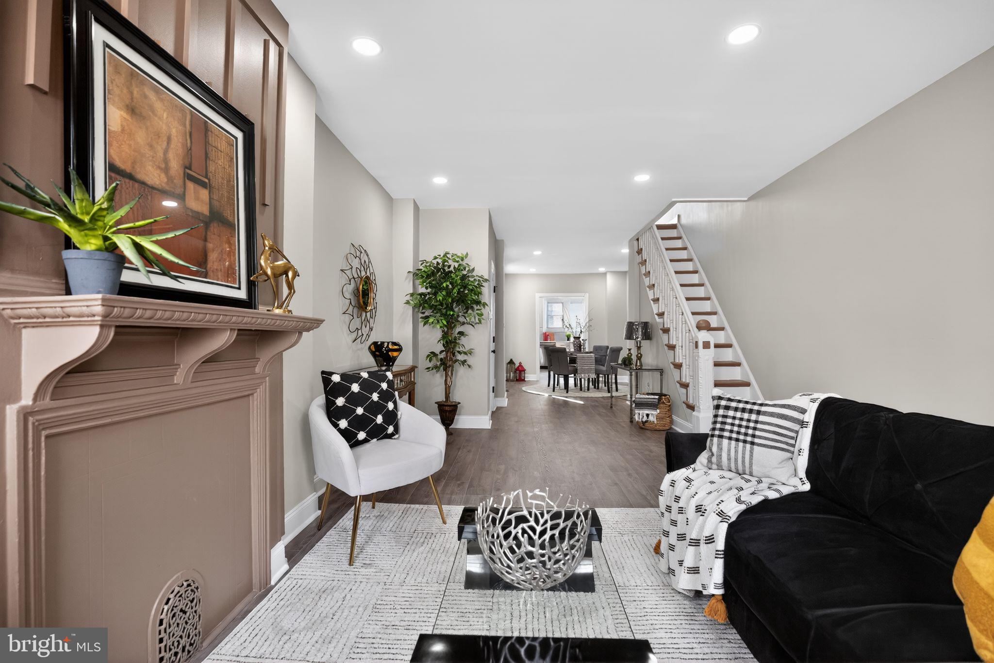 2014 Moore Street Philadelphia, PA 19145 - Photo 4 of 26 a living room with furniture and wooden floor