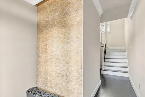 a view of a bathroom with a shower