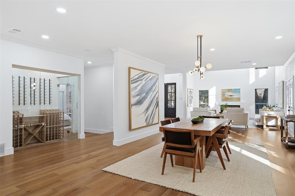 2 Parliament Place Dallas, TX 75225 - Photo 5 of 40 a dining room with furniture window and wooden floor