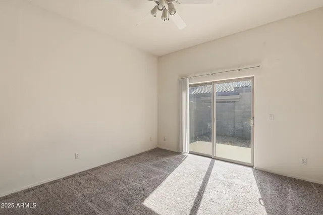 an empty room with window