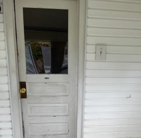 a close view of a dresser