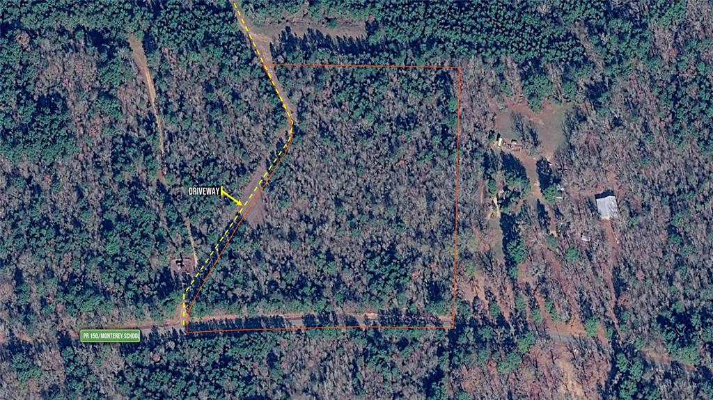 10714 Monterey School Road Vivian, LA 71082 - Photo 3 of 33 a backyard of a house with lots of plants and trees