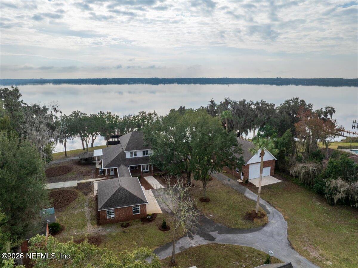 533 West River Road Palatka, FL 32177 - Photo 71 of 78 an aerial view of a house with lake view