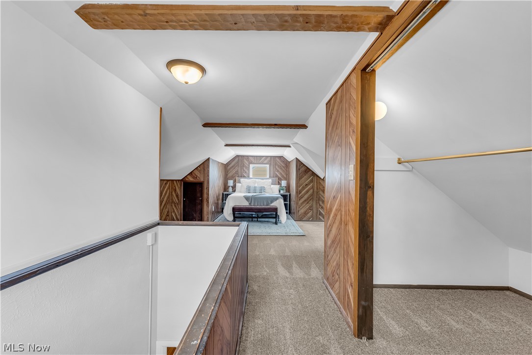 1828 South Green Road Cleveland, OH 44121 - Photo 21 of 30 Spacious closet with light carpet and lofted ceiling