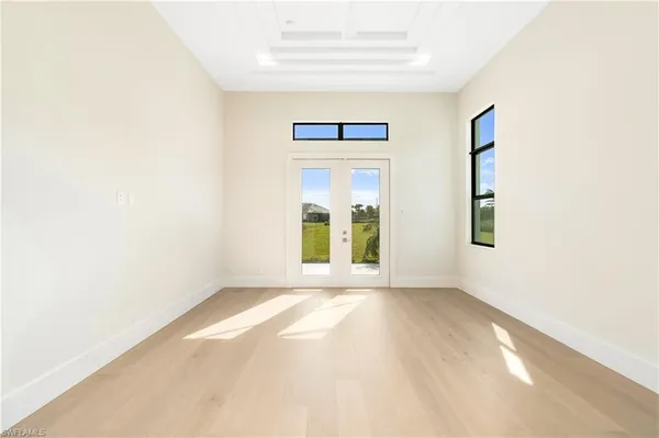 a view of an empty room with window