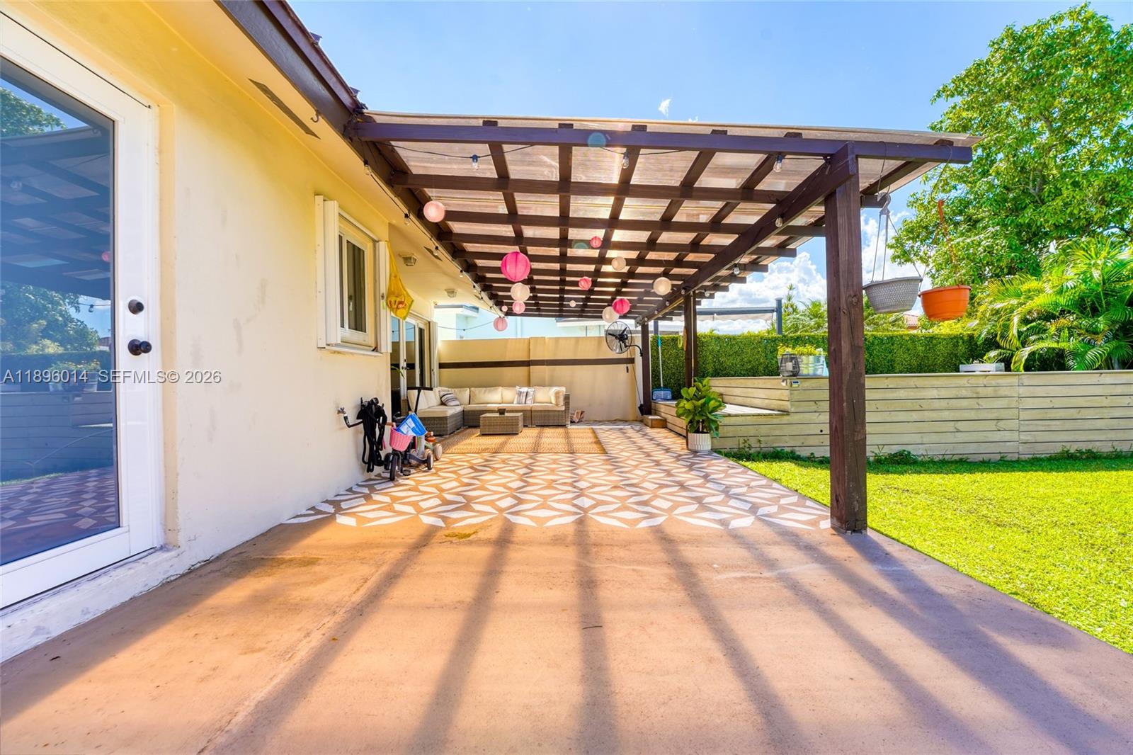 752 Northwest 134th Avenue Miami, FL 33182 - Photo 30 of 47 a view of porch with a swimming pool