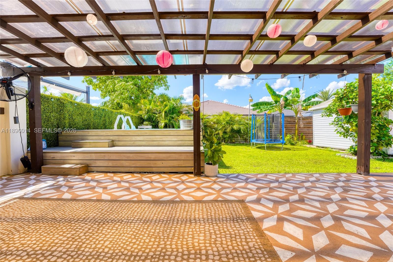 752 Northwest 134th Avenue Miami, FL 33182 - Photo 38 of 47 a view of yard with a patio