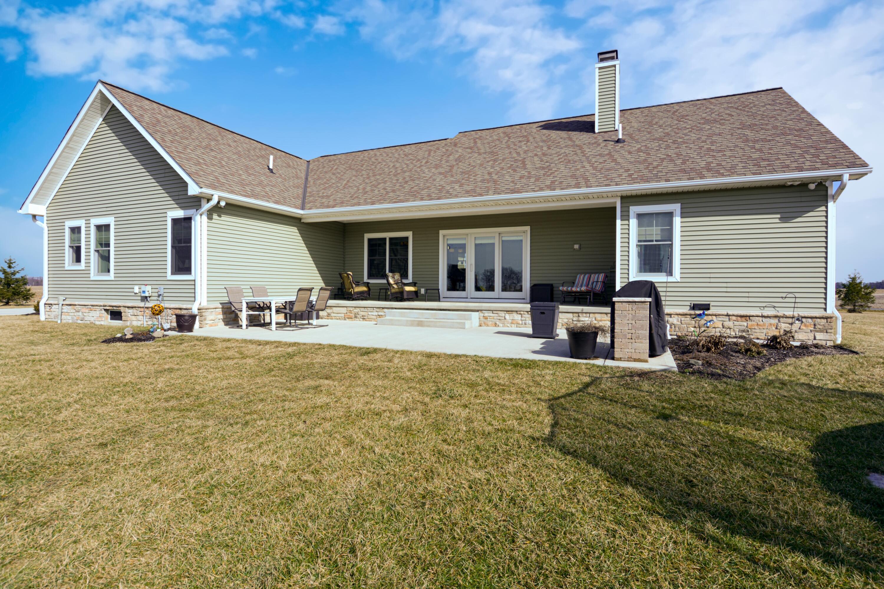 12800 Trenton Road Galena, OH 43021 - Photo 47 of 49 Back view of covered porch/patio