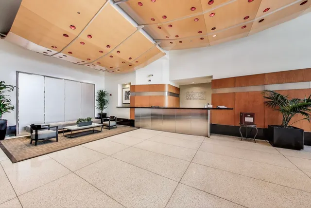 a view of a livingroom with furniture