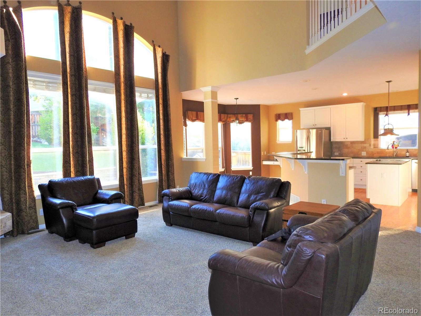 455 West Angus Way Highlands Ranch, CO 80129 - Photo 8 of 27 a living room with furniture and a large window