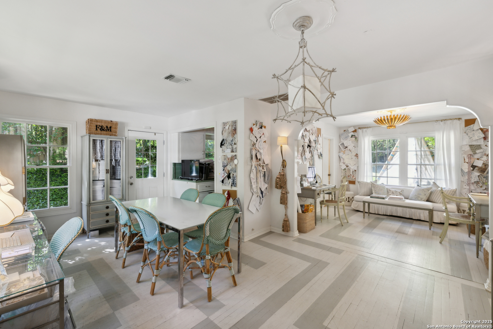 643 Terrell Road Terrell Hills, TX 78209 - Photo 54 of 60 a view of a dining room with furniture window and outside view