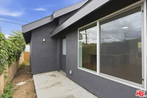 a backyard of a house