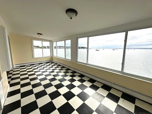 a black and white checkered floor with a black and white checkered floor