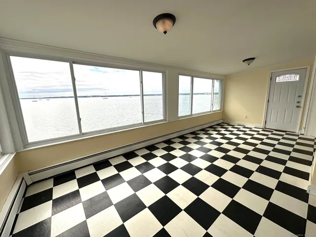 a black and white checkered floor with a black white checkered floor