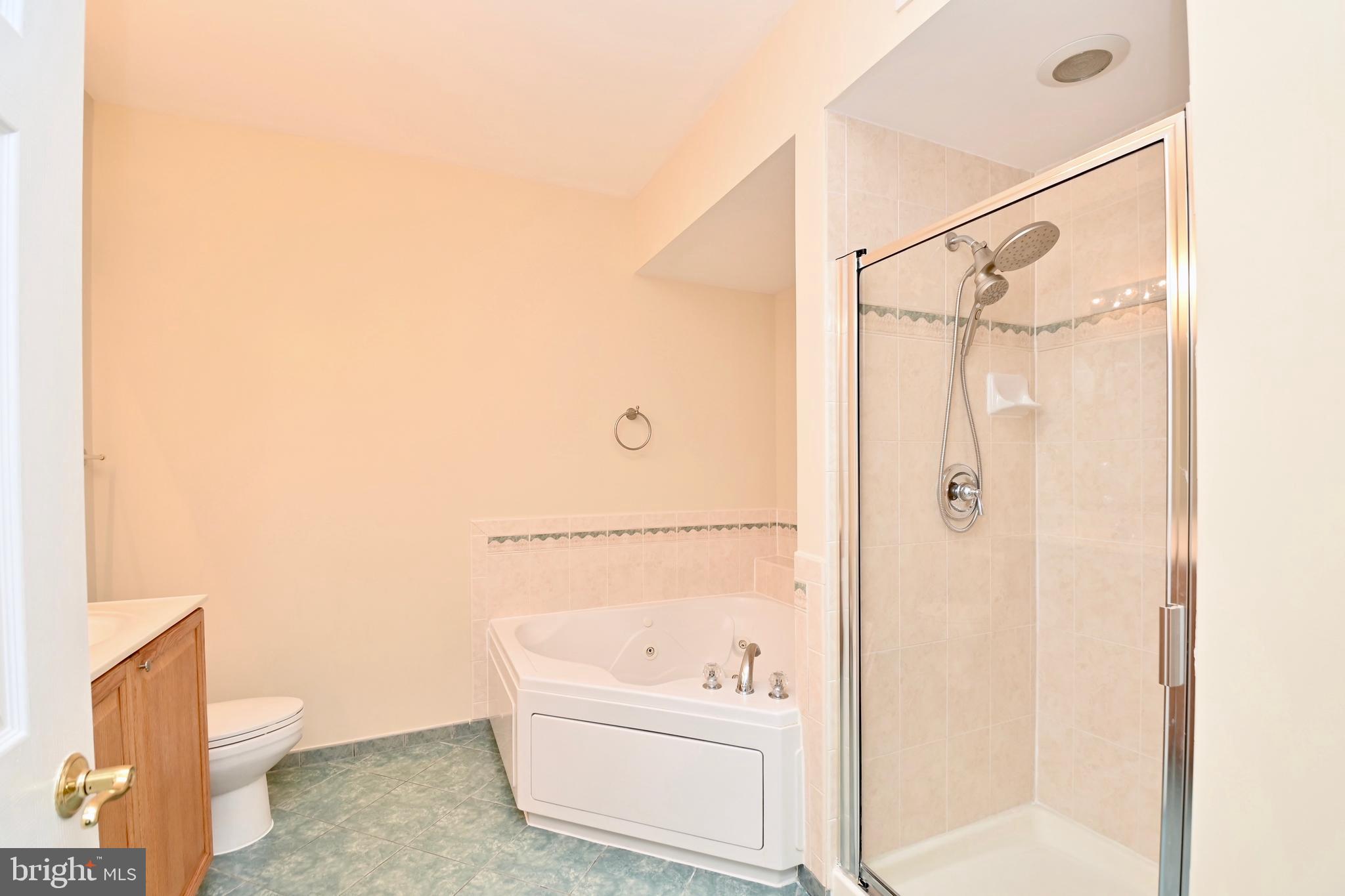 11775 Stratford House Place, Unit 104 Reston, VA 20190 - Photo 30 of 34 a bathroom with a shower a toilet and a sink