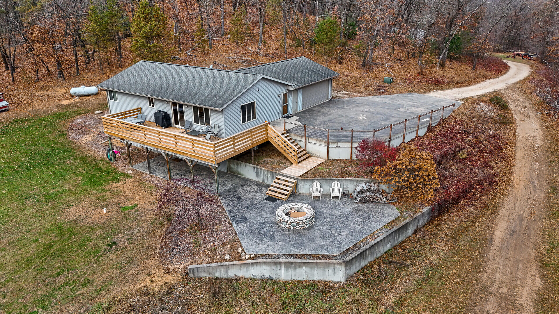 W3711 Lockington Road Farmington, WI 54644 - Photo 43 of 47 Drone 8