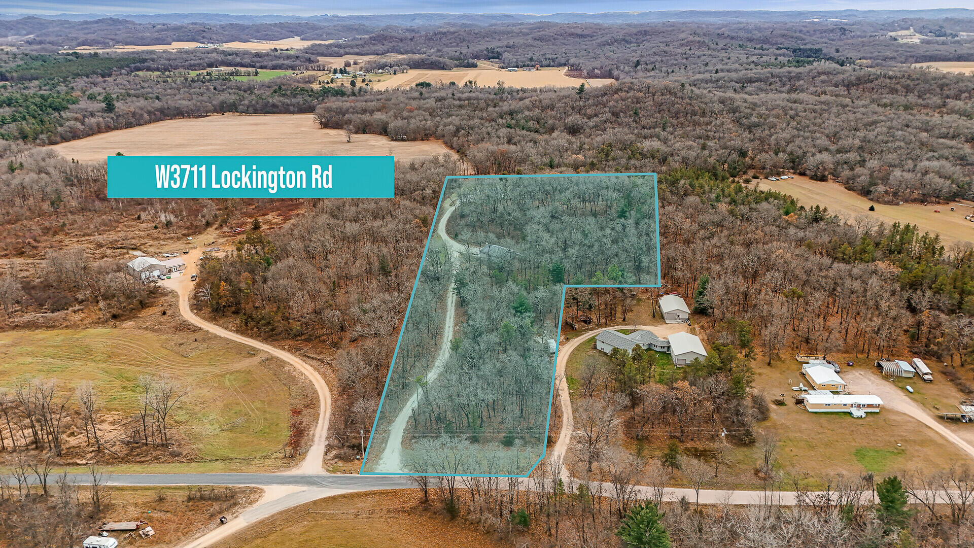 W3711 Lockington Road Farmington, WI 54644 - Photo 45 of 47 Drone 10