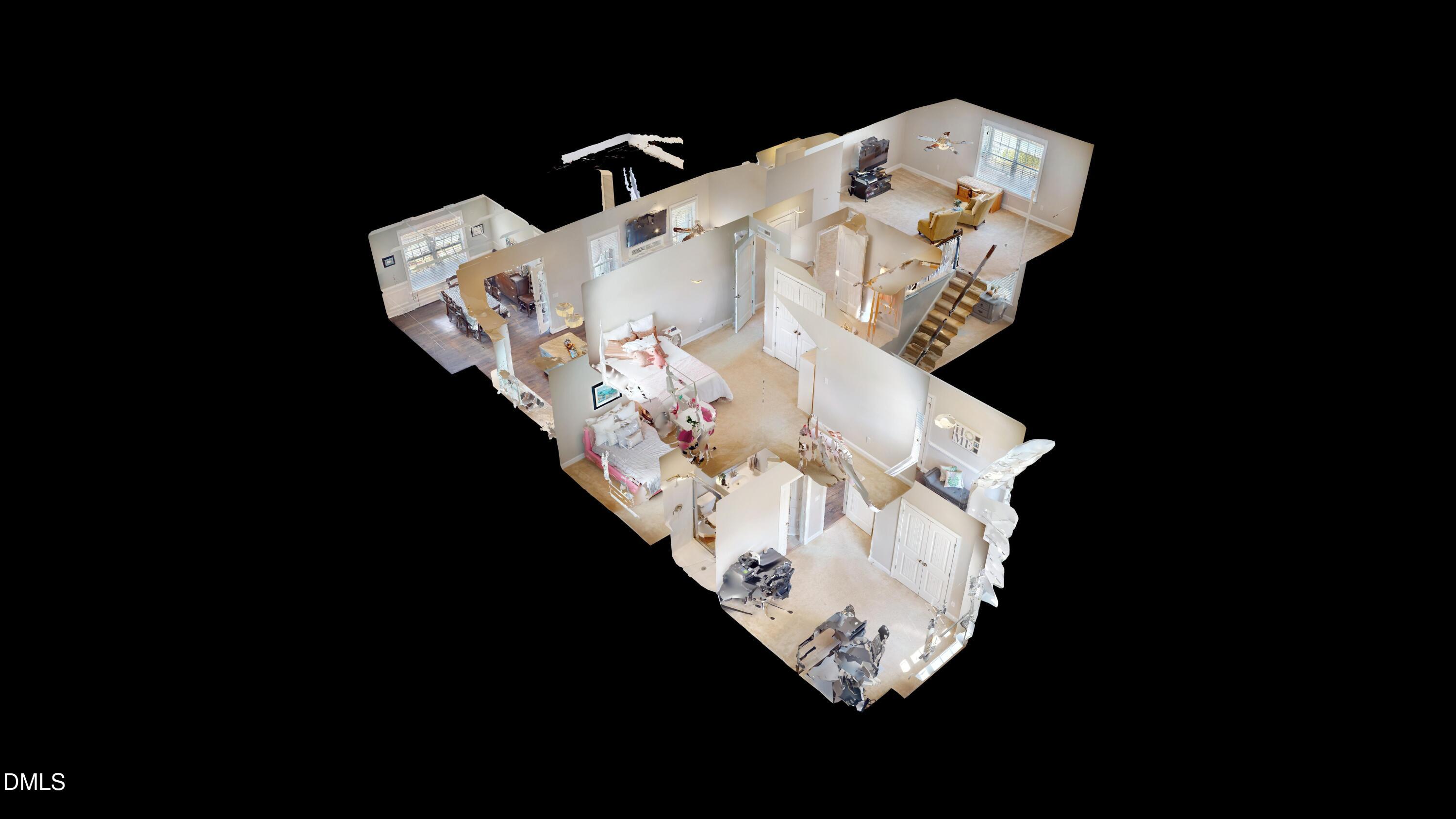 1538 Baxter Ridge Court Apex, NC 27502 - Photo 40 of 41 1538-Baxter-Ridge-Ct-Dollhouse-View