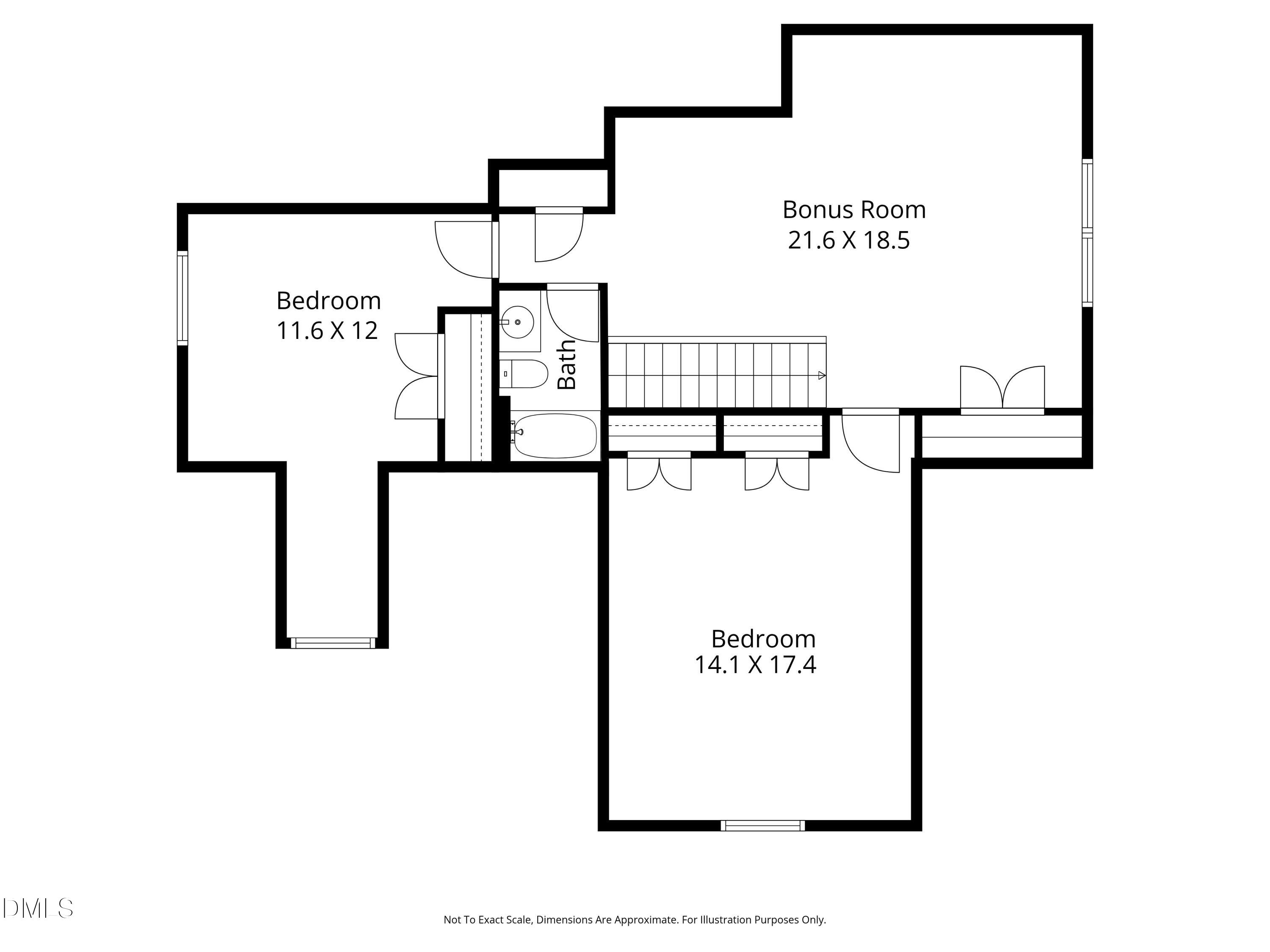 1538 Baxter Ridge Court Apex, NC 27502 - Photo 44 of 46 2nd_floor_1538_baxter_ridge_court_apex_w