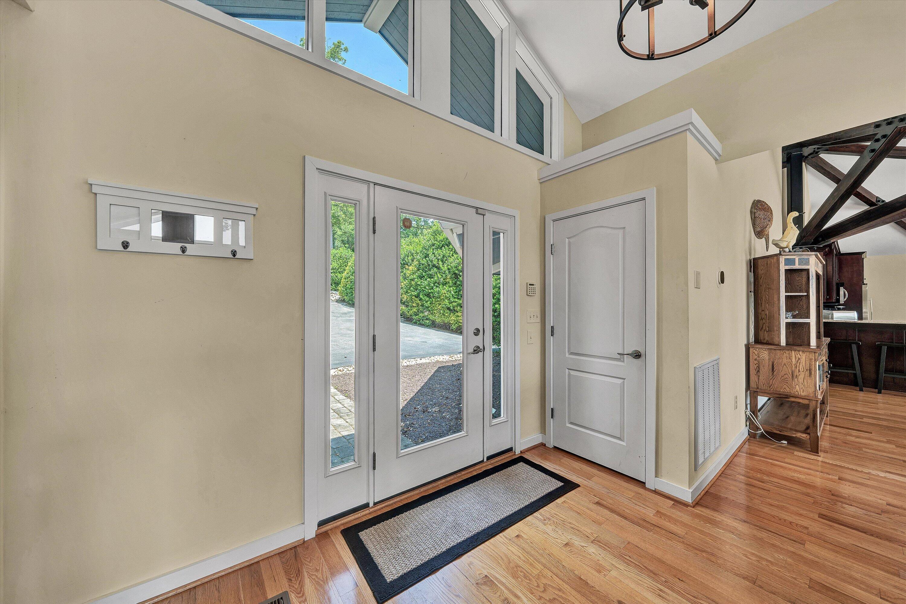 207 Winding Way Union Hall, VA 24176 - Photo 5 of 60 a view of an entryway with wooden floor and door