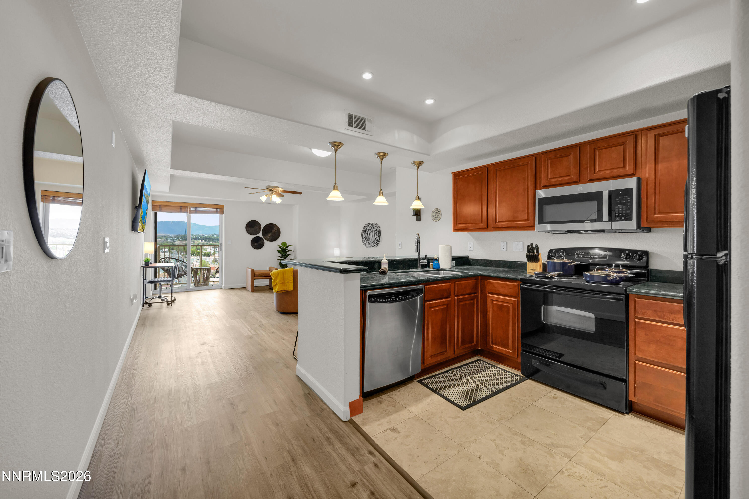 200 West 2nd Street, Unit 1506 Reno, NV 89501 - Photo 4 of 26 kitchen-living room 2
