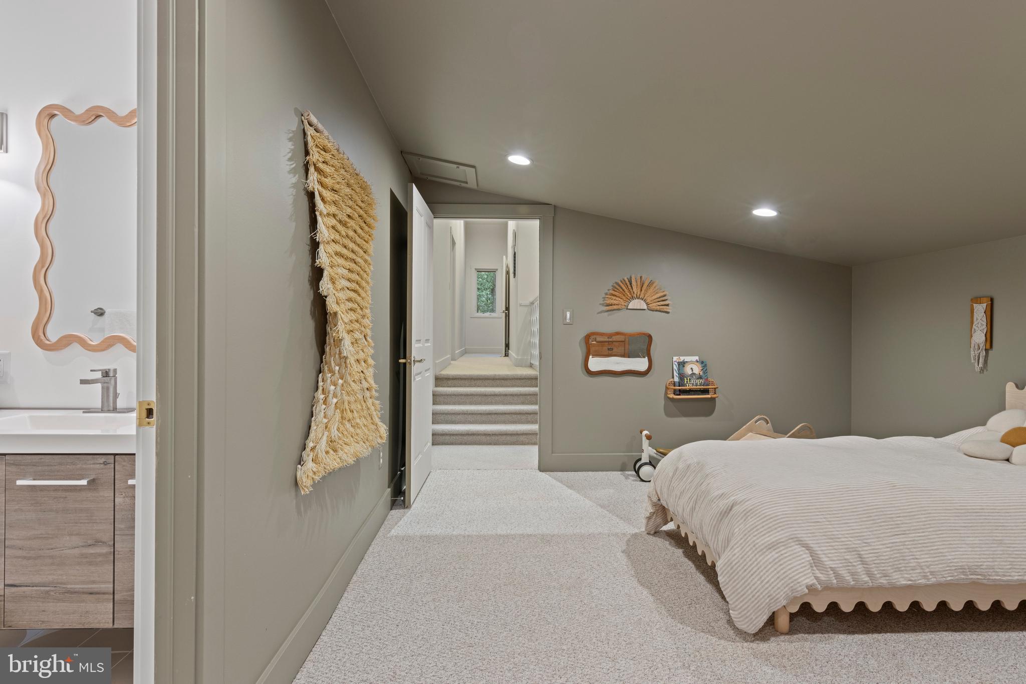 1420 Little Conestoga Road Glenmoore, PA 19343 - Photo 33 of 51 a bedroom with a bed and a painting on the wall