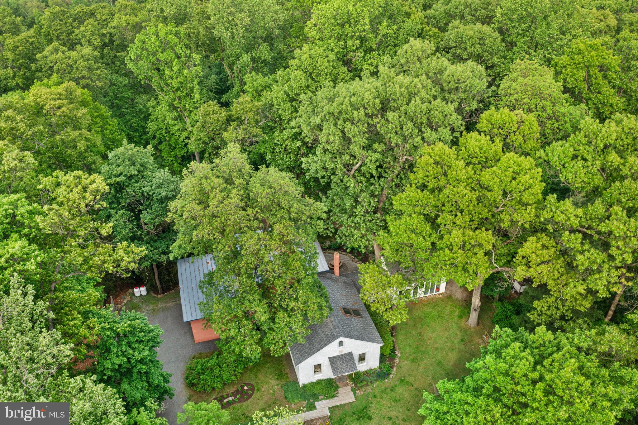 1420 Little Conestoga Road Glenmoore, PA 19343 - Photo 48 of 51 an aerial view of residential house with outdoor space and trees all around