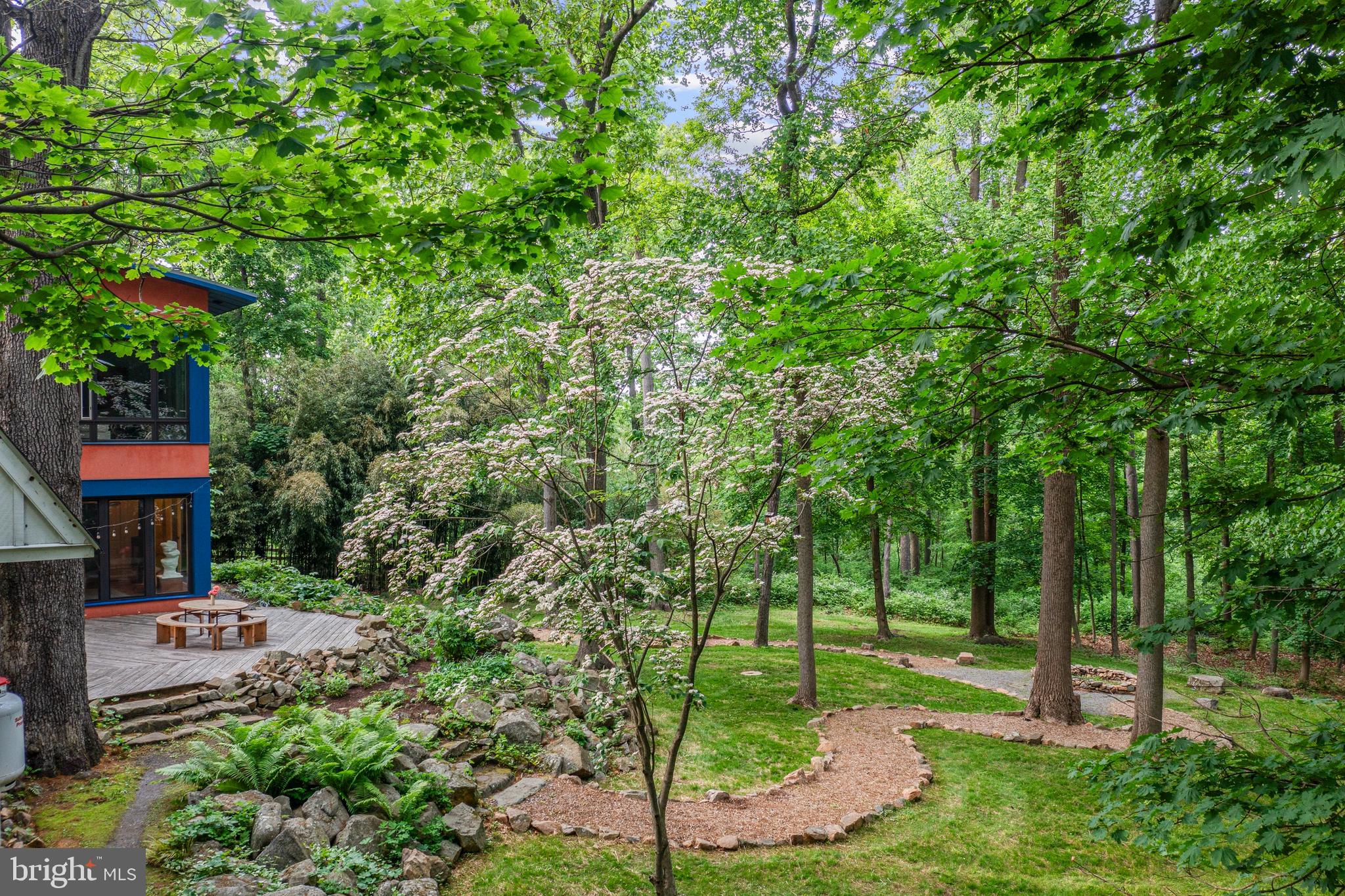 1420 Little Conestoga Road Glenmoore, PA 19343 - Photo 8 of 51 a backyard of a house with lots of green space